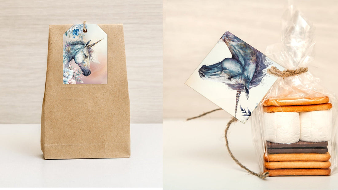 Fun Party Favour Ideas Using Unicorn Gift Tags
