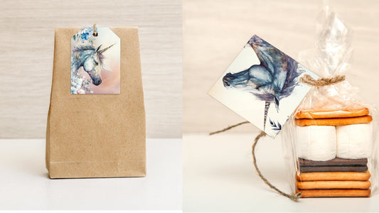 Fun Party Favour Ideas Using Unicorn Gift Tags