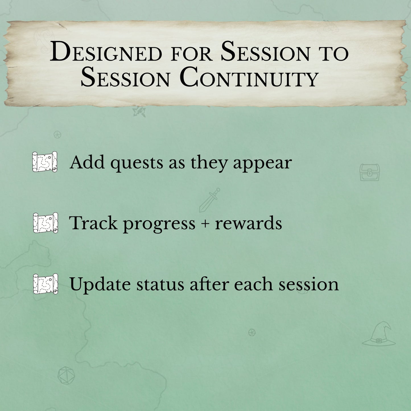 D&D campaign organization workflow with the printable quest tracker sheet for DMs
