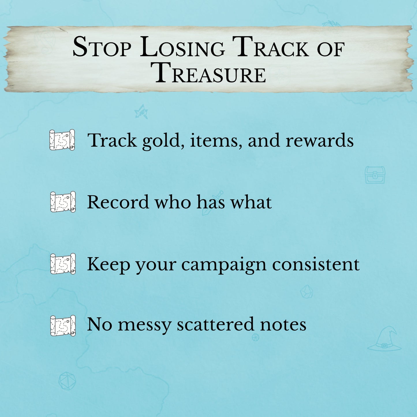 new Dungeon Master loot tracker for tracking magic items and gold
