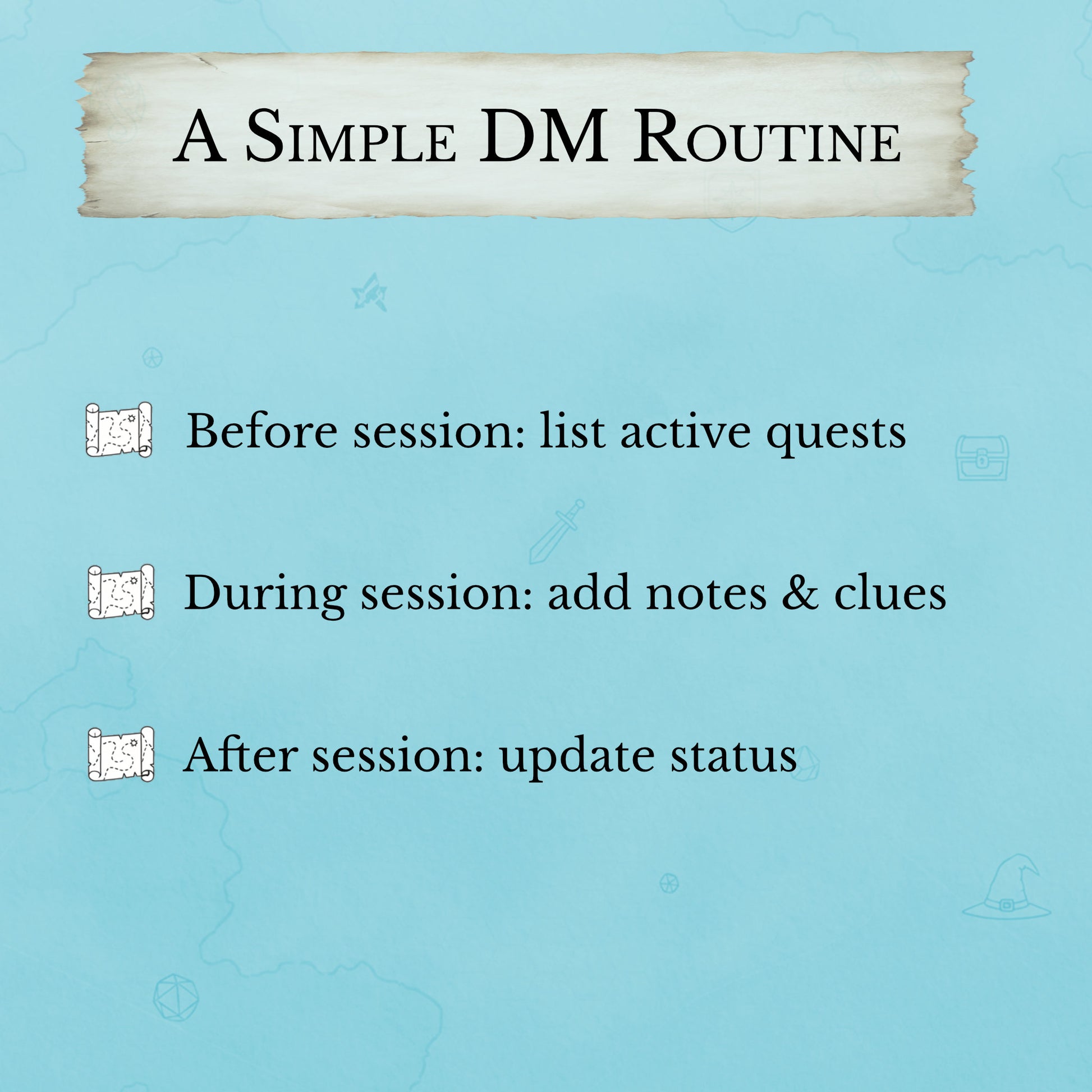easy D&D campaign tracker PDF workflow  for beginner dungeon master session prep