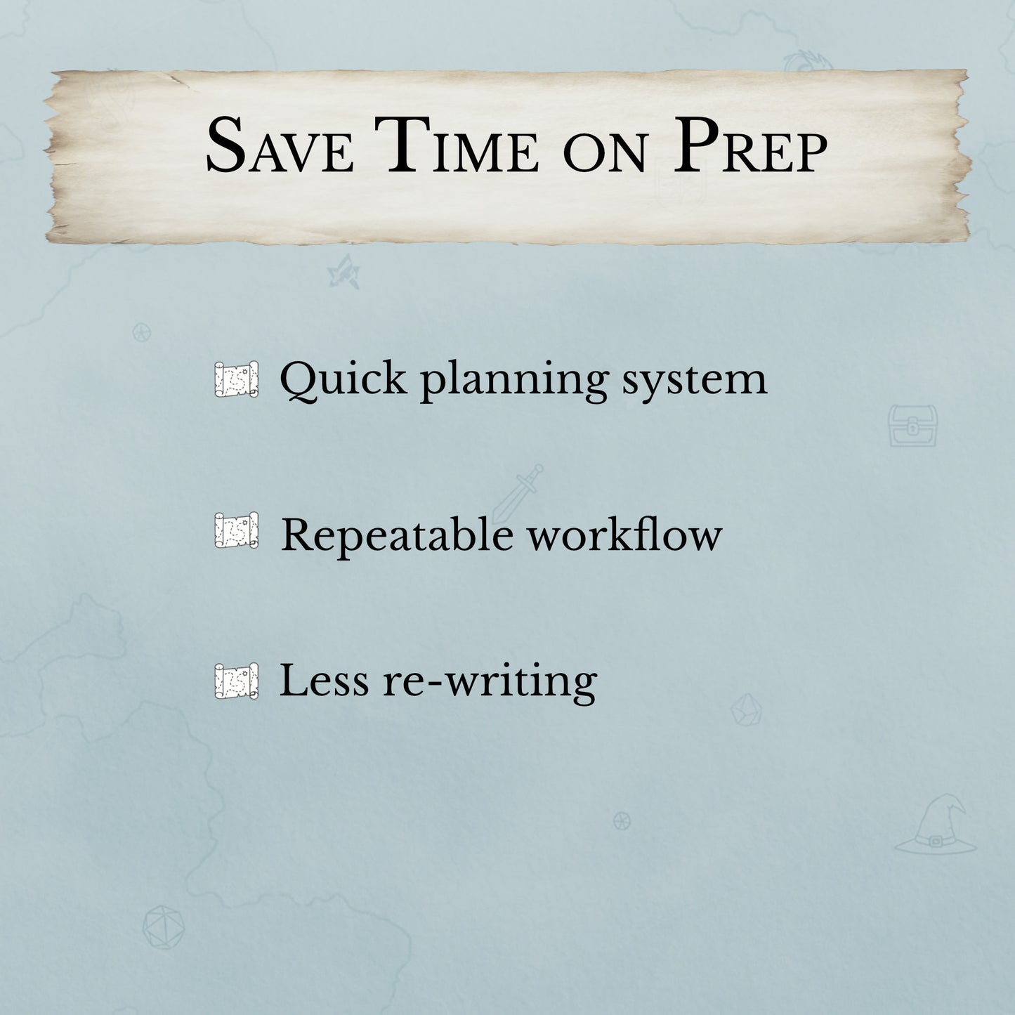 Prep faster with a streamlined D&D session planner